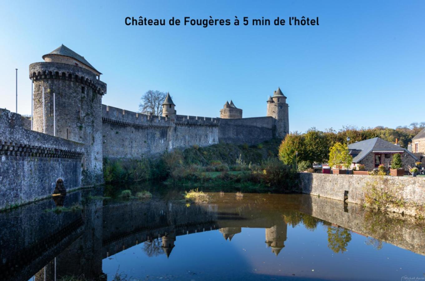 Brit Hotel Piscine & Spa - Fougeres Lecousse Exterior foto